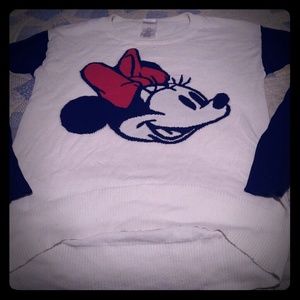 Disney Minnie mouse sweater- size medium (girls)